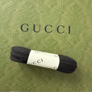 Gucci Authentic Black Shoe Laces NWT